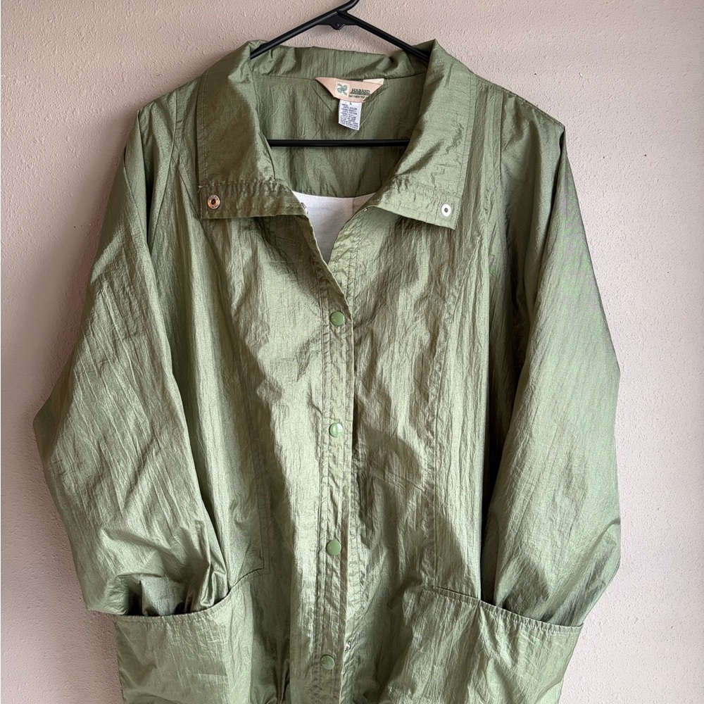 Light Green Button-Up Jacket
